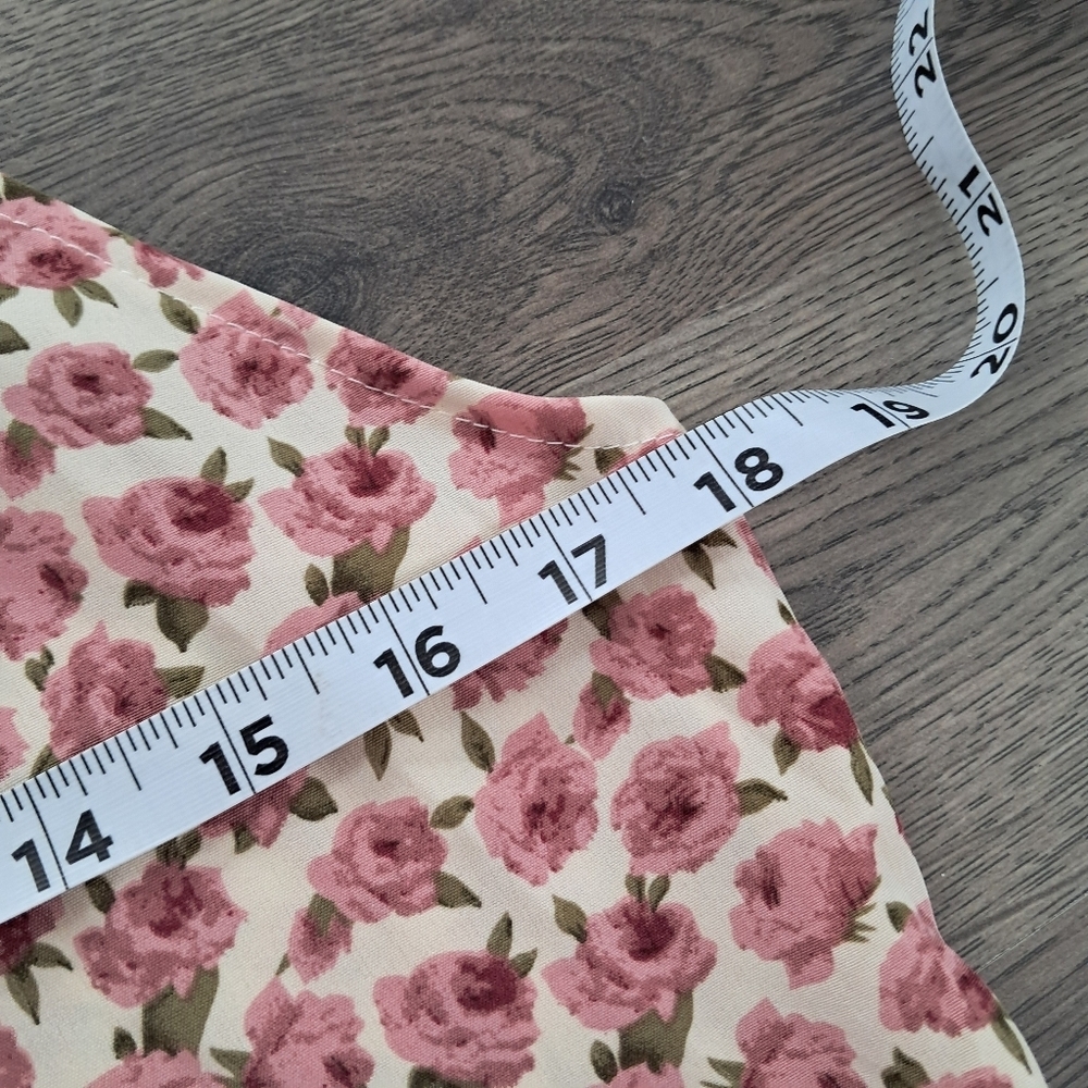 Shein Womens Floral Print Halter Tiered Dress Size Small - Picture 14 of 15